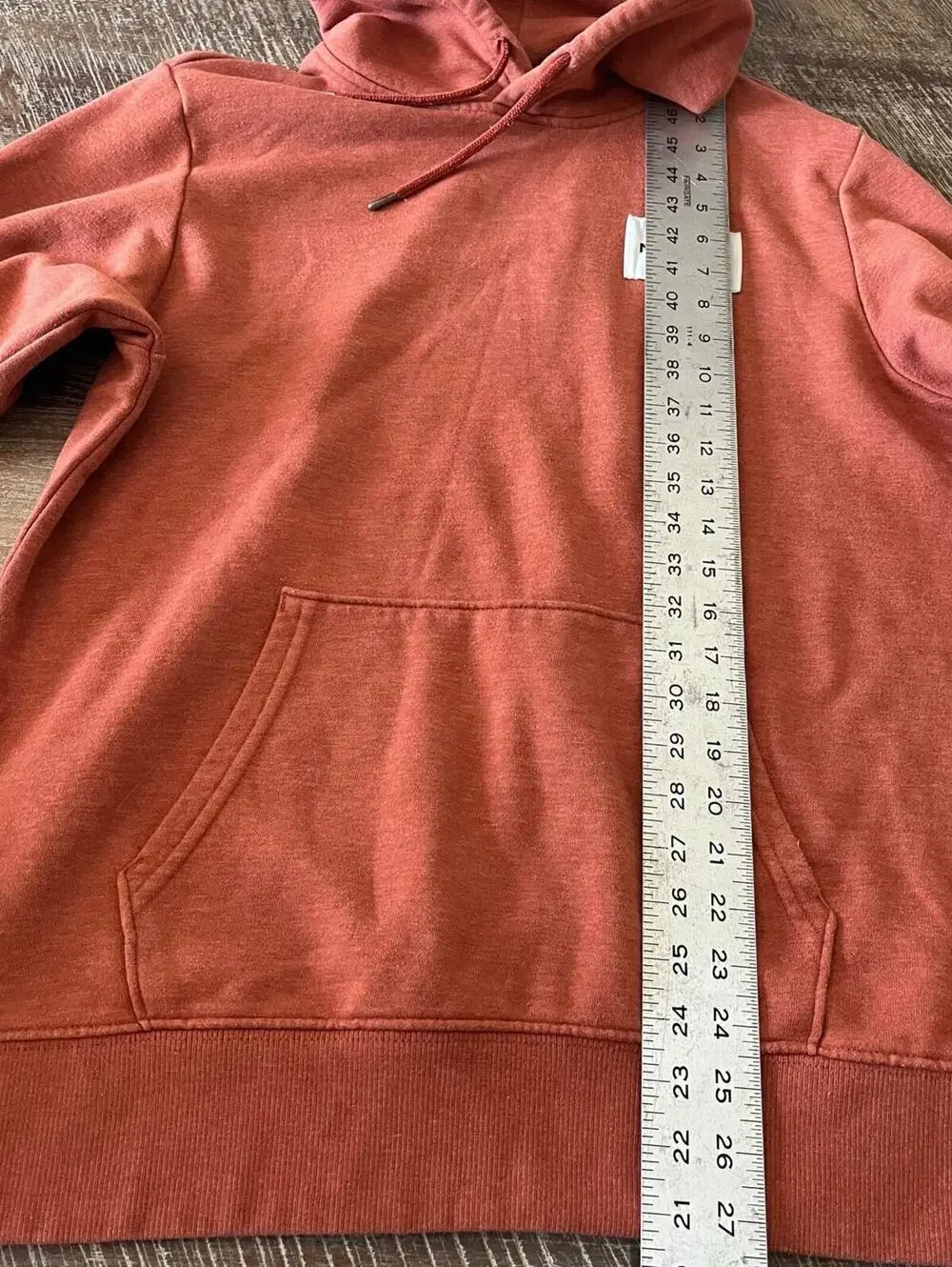The North Face Hoodie Men’s Medium Rust Orange Pullover Sweatshirt Gorpcore